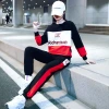 2021 Early Spring new fashion sportswear casual set, trendy and versatile, fresh and light style, slimming and leg-lengthening two-piece set Application Scenario
